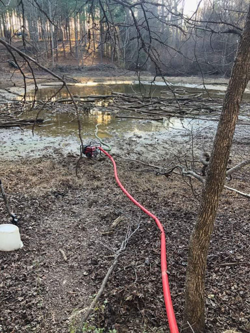 pond repair stanfield nc