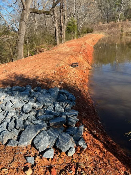 pond construction